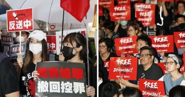 Ｇ２０に「香港の訴え」響かせたい！ 写真特集 日本に〝雨傘運動