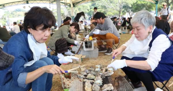 プリプリ 熱々 カキ祭り にぎわう 長崎県 九十九島パールシー 長崎新聞 プリプリ 熱々 カキ祭り にぎわう 長崎県 九十九島パールシー 長崎新聞