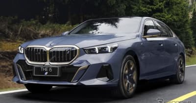 BMW 5シリーズ 新型のEV『i5』にロング、専用のブロンス装飾…中国発売