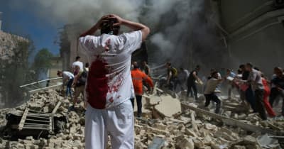 Over 30 killed, 125 wounded in Ukraine as children's hospital hit
