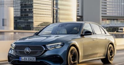 メルセデスベンツ『Eクラス』新型、2024年のユーロNCAP「最高の安全車」に選出
