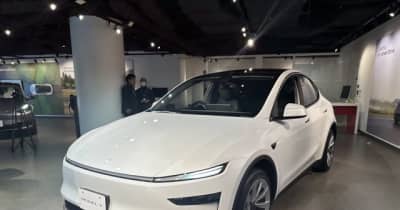 【テスラ モデルY 改良新型】日本初公開、新しい顔に実用性や空力向上などアップデート…さらなる拡販目指す