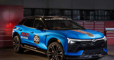 EVのシボレー『ブレイザー』が初めてデイトナ500のペースカーに、615馬力の最速「SS」モデル