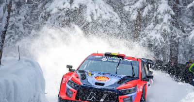 白銀のスウェーデンでWRC第2戦がスタート。シェイクダウンは“現王者”ヌービルが一番時計