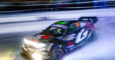 WRCスウェーデンがナイトステージで開幕。氷点下10度の極寒SSをトヨタのエバンスが制す