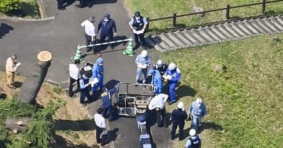 高圧線に接触 男性2人死亡 ゴルフ場で伐採中 横浜 共同通信