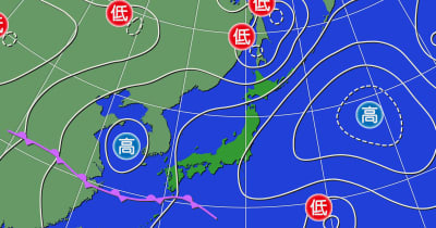 西日本は雨が続く