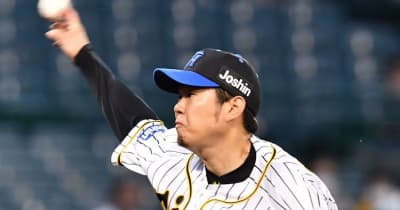 阪神先発・西勇輝　初回2死満塁のピンチ断つ