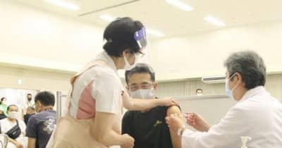 岡山県内でも職場接種スタート　総社の協同組合、2800人対象
