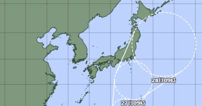 台風5号が発生　北上に伴い梅雨前線の活発化も