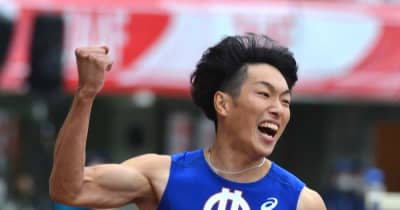 【陸上日本選手権】男子110障害、泉谷が日本新で初の五輪代表　武相高出身