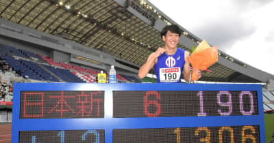 泉谷駿介　衝撃日本新V！21歳若武者が代表内定、一躍メダル候補に名乗り