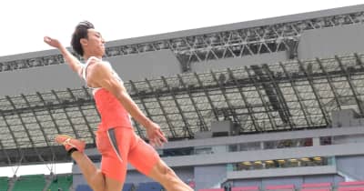 橋岡優輝　メダル「確実に獲りにいく」　19年世界選手権「銅」相当の大ジャンプでV