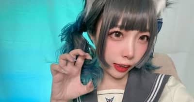 中国出身コスプレイヤーNisaが猫耳セーラー服姿を公開
