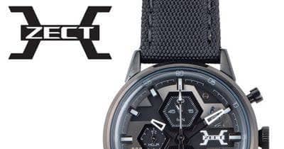 『仮面ライダーカブト』ZECTをイメージしたクロノグラフ腕時計が登場
