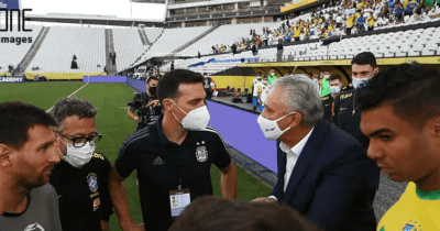ブラジルvsアルゼンチンが試合直後に中止に 保健当局が突如ピッチに立ち入る Spozone スポゾーン