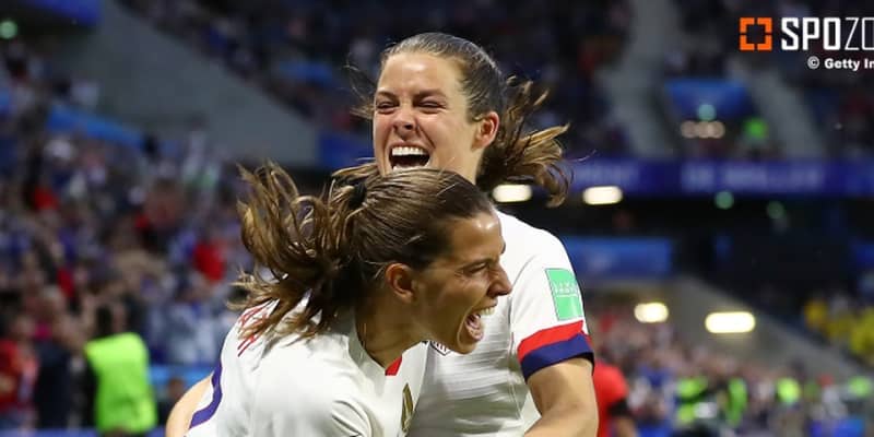 ワールドカップ女子 3試合で18得点挙げたアメリカが首位通過 チリは得失点差で劣り無念のgs敗退 Spozone スポゾーン