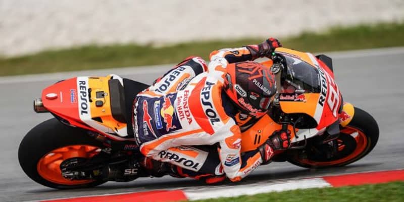 MotoGP：マルク・マルケス「クラッシュは大丈夫。明日はさらに周回を重ねる」／セパンテスト2日目コメント