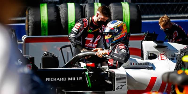 グロージャン 入賞圏内に留まろうとしたが問題が再発 リヤがグリップしなかった ハース F1第10戦決勝 グロージャン 入賞圏内に留まろうとしたが問題が再発 リヤがグリップしなかった ハース F1第10戦決勝