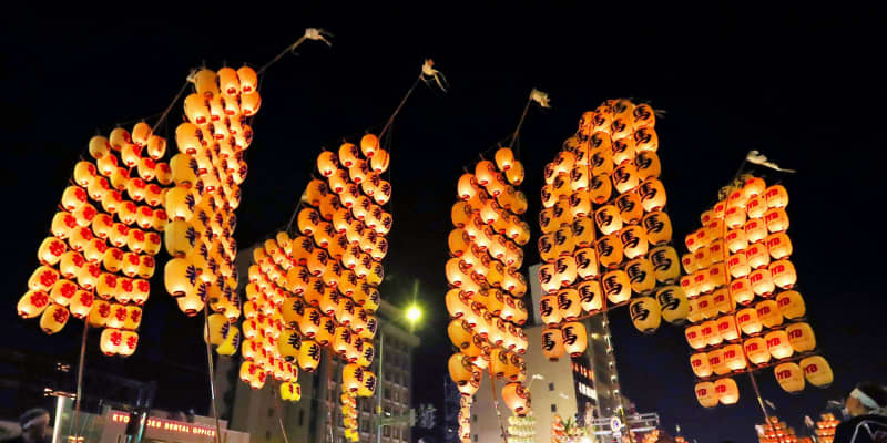 秋田の伝統行事、オンラインで　竿灯まつり、ナマハゲ