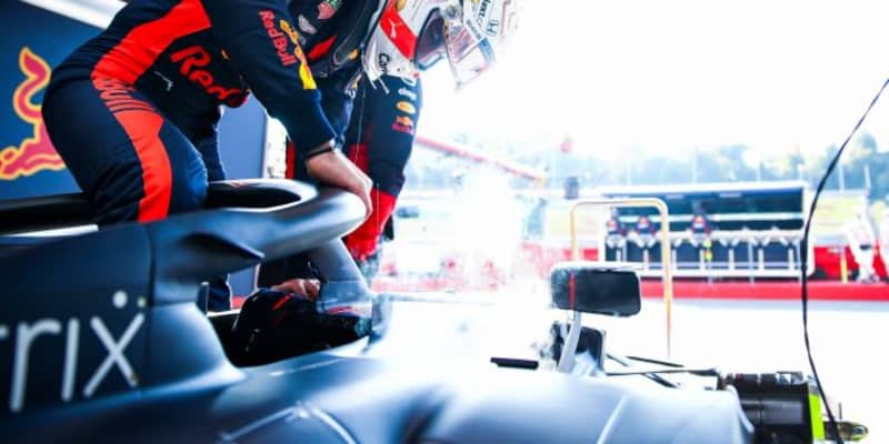 フェルスタッペン予選3番手「トラブルがなければもっとメルセデス勢に近づけたはず」レッドブル・ホンダ【F1第13戦】