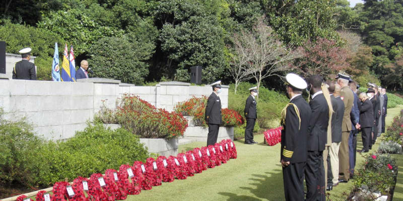 横浜で第1次大戦慰霊祭　英連邦墓地、大使ら参列