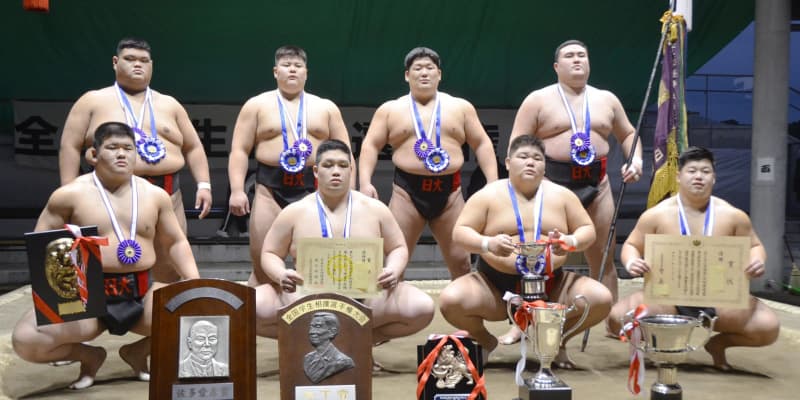 日大V2、30度目優勝　全国学生相撲選手権