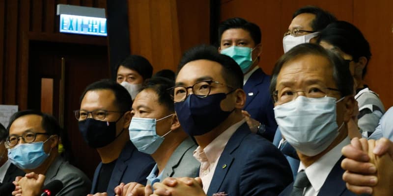 香港民主派議員の資格剥奪か　中国全人代が審議と報道