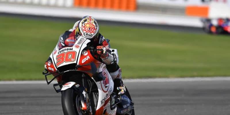 中上貴晶がトップタイム【タイム結果】2020MotoGP第14戦バレンシアGP　フリー走行1回目
