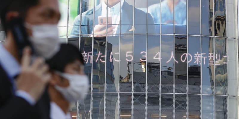 東京534人感染、連日最多更新　7日間平均も、重症者は横ばい