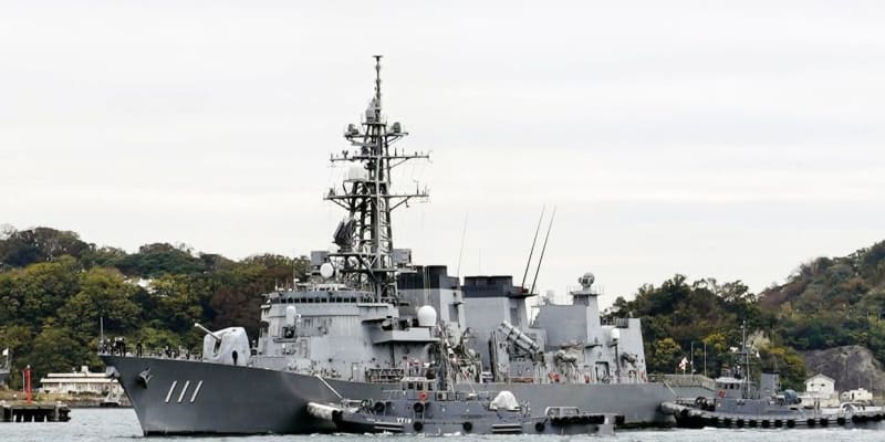 米印豪と共同訓練の護衛艦帰港　海賊対処、「おおなみ」横須賀に