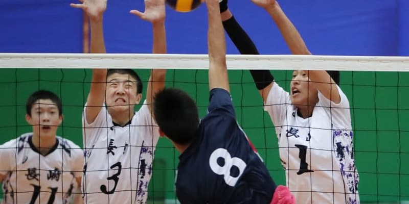 都道府県対抗中学バレー 長崎県男子準ｖ 福岡に惜敗 長崎新聞
