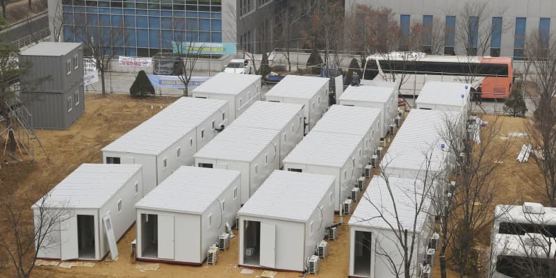 韓国ソウルにコンテナ治療施設　感染「第3波」で病床不足