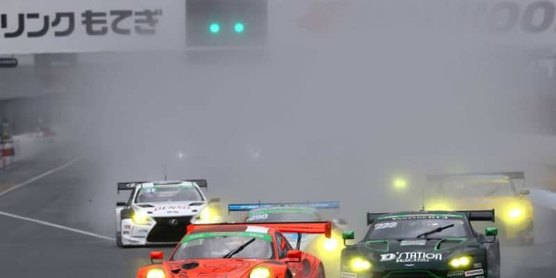 天候不良で赤旗中断のままレース終了。スーパー耐久シリーズ2021 第1戦 もてぎ決勝【暫定結果】
