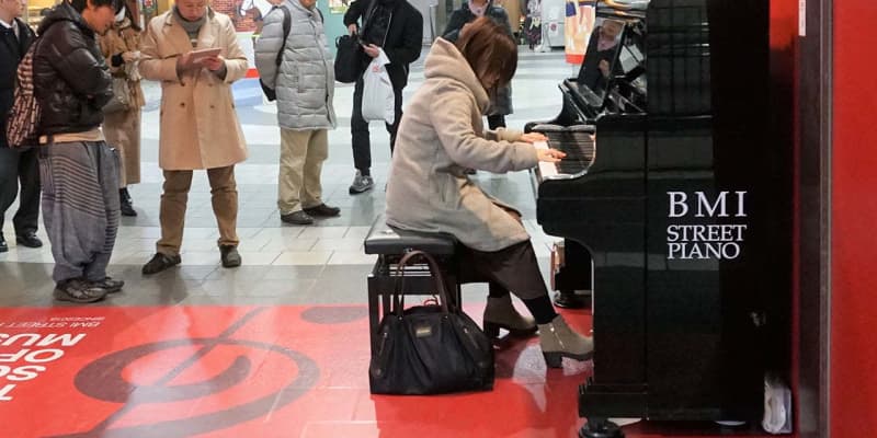 横浜・関内と馬車道の地下街、ストリートピアノが4月から利用再開　コロナ感染対策も