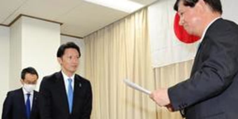 兵庫県知事選　立候補表明の斎藤氏、自民と維新の両党に推薦求める