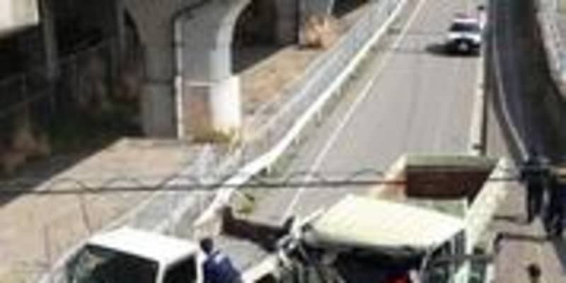 神戸・西区の市道で7台玉突き事故　トラック運転の男性死亡