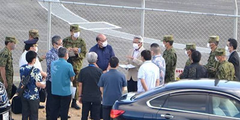 宮古島市長が陸自弾薬庫を視察「安全性の根拠を」