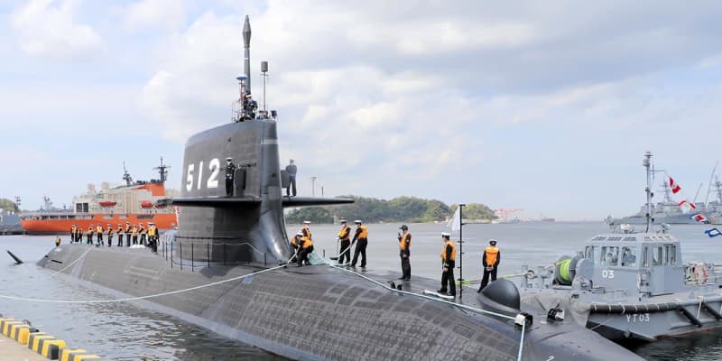 3月就役の海自潜水艦「とうりゅう」、横須賀に初入港