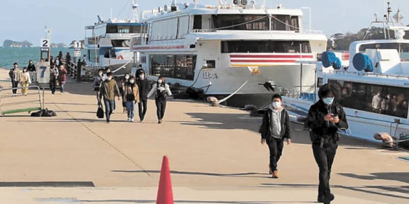松島の遊覧船、平日運休へ　「まん延防止」で観光客減少