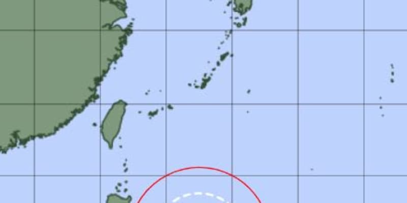 台風2号、カロリン諸島でほとんど停滞　17日フィリピンの東に到達【4月15日朝】