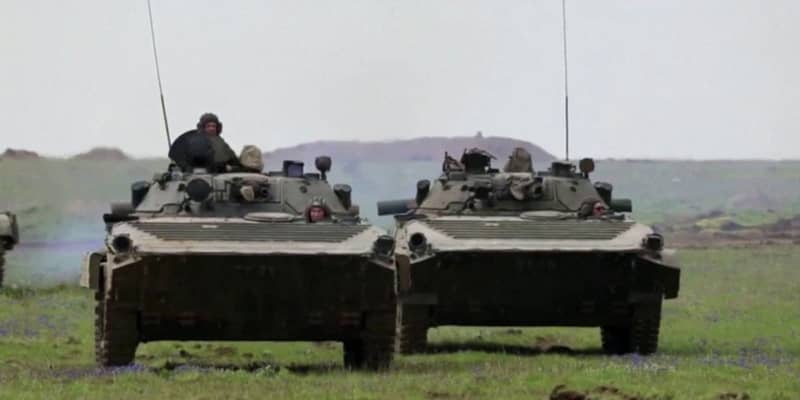 ロシア国防相、ウクライナ国境付近の部隊撤収を指示
