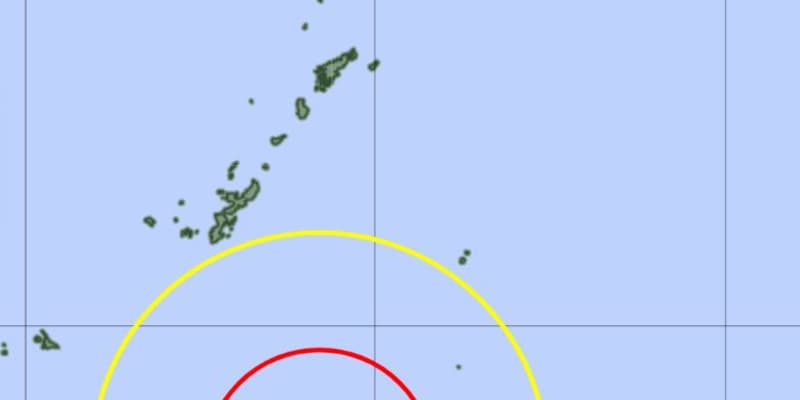台風2号、大東島地方に暴風警報