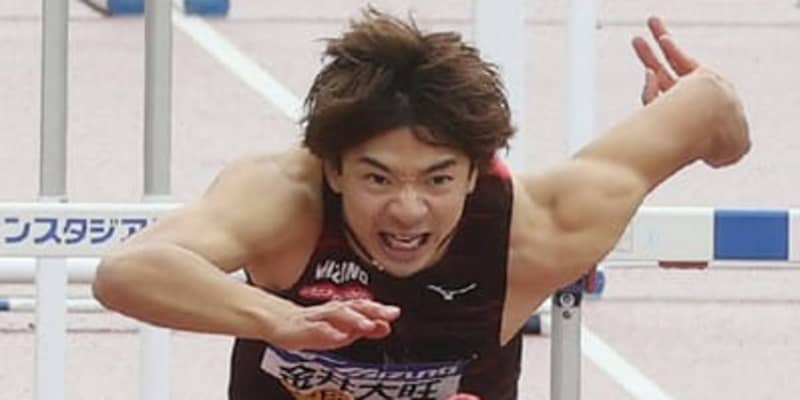 【陸上】金井が日本新で優勝、13秒16　織田記念男子110障害
