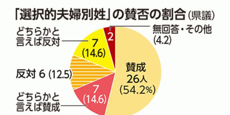 「同性婚」「選択的夫婦別姓」沖縄県議の7割が賛成　本紙アンケート