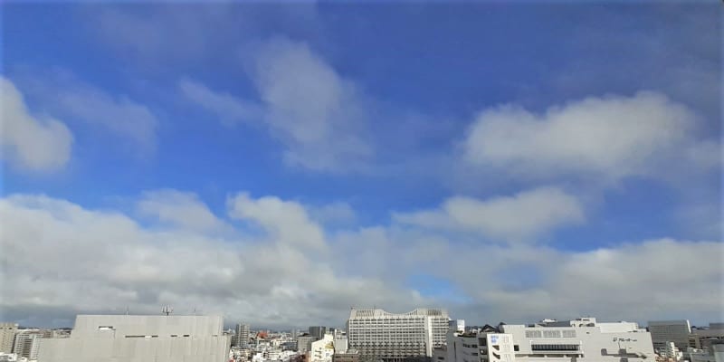 沖縄の天気（5月13日）梅雨前線の影響で次第に曇る