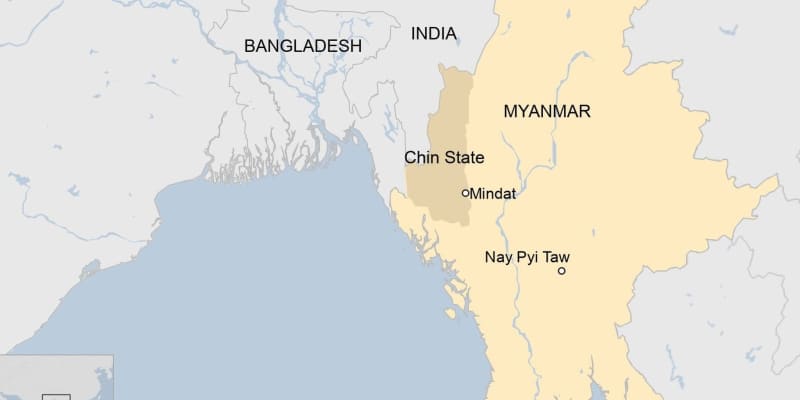 ミャンマー軍、西部の町に展開　武装住民を抑え込み