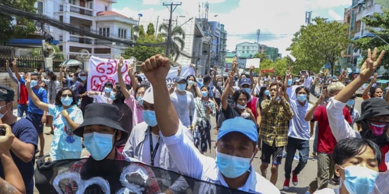 日本企業１０社、弾圧加担の懸念　ミャンマー国軍取引に批判