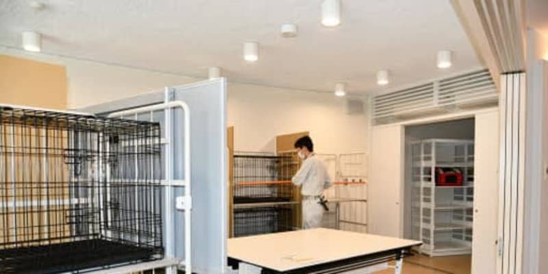 避難所にペット専用スペース　犬20匹・猫10匹収容、広島県熊野町が新設