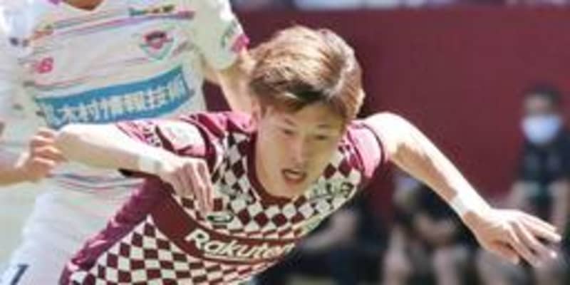サッカー日本代表　MF古橋「何度もチャレンジ」　U-24代表との対戦に意欲